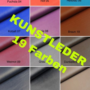 Faux leather 19 colors imitation leather