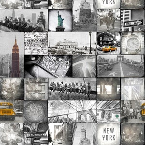 New York City Fabric decoratieve stof katoen per meter