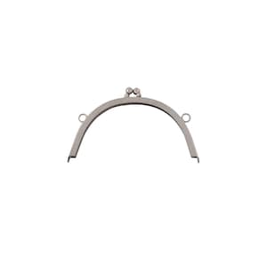 Bag hanger 086/571/Crocodile 16 x 16 cm with 12 mm ring eyelet, shiny nickel