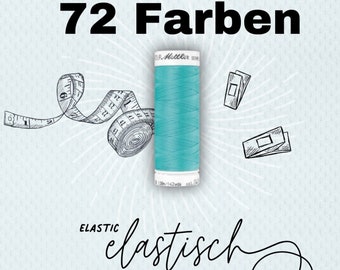 Seraflex elastic yarn sewing machine thread for jersey elastic yarn Amann Mettler 130 m