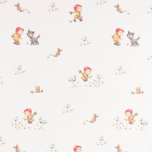 Cotton fabric fairy tale Little Red Riding Hood