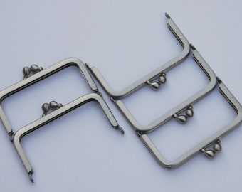 5 Taschenbügel #86/A4 8cm nickel-mattiert Metal...