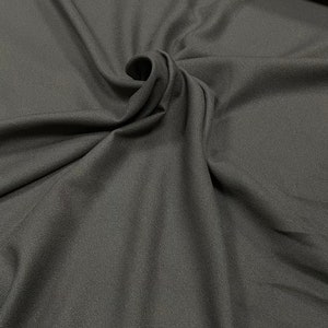 Clothing fabric mind the maker ecoVero Lenzing Viscose Uni Calm Grey