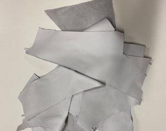 Ritagli di vera pelle da 300 gr di diverse dimensioni per lavorazione/patch