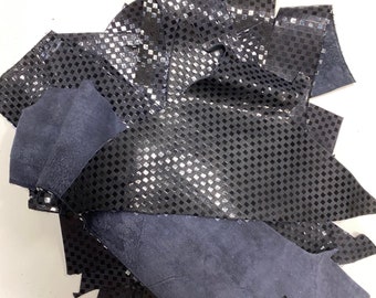 Ritagli di vera pelle da 300 gr di diverse dimensioni per lavorazione/patch