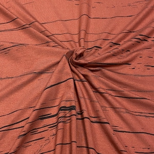 Clothing fabric mind the maker ecoVero Lenzing Viscose Rust