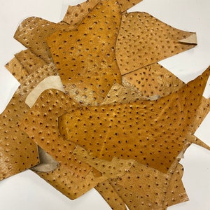Genuine leather scraps 300gr various sizes for crafting/patching