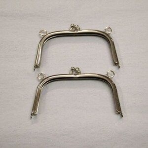 2 Metal Frames, Purse Frames Cultch image 1