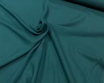 Clothing fabric mind the maker ecoVero Lenzing viscose plain green