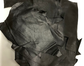 Ritagli di vera pelle da 300 gr di diverse dimensioni per lavorazione/patch