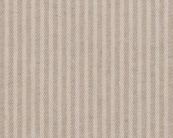 Beige striped fabric