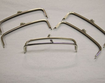 5 Metal Frames, Purse Frames 9 cm