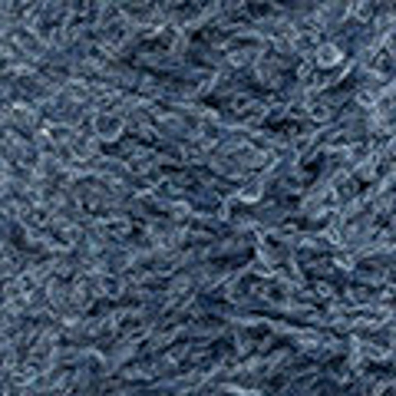 Fil de jeans laine coton recyclé de jeans coton laine durable de jeans look bouclé image 2