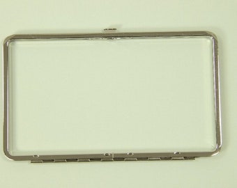 Metal frame case #7000 18 cm nickel cosmetic case