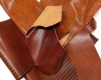 Ritagli di vera pelle da 300 gr di diverse dimensioni per lavorazione/patch