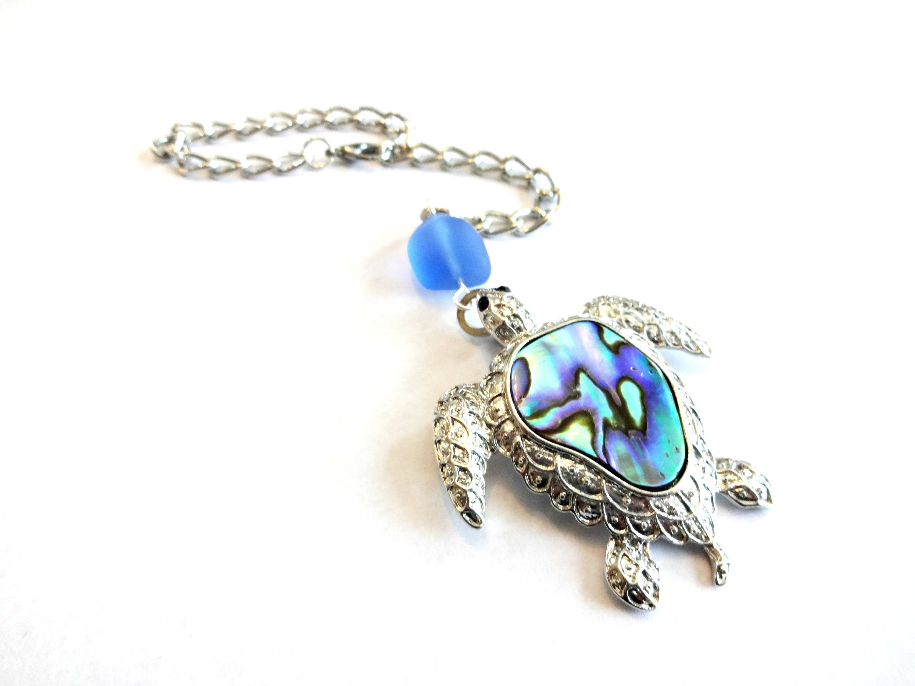 Sea Turtle Rear View Mirror Charm Turtle Car Charm Turtle Etsy