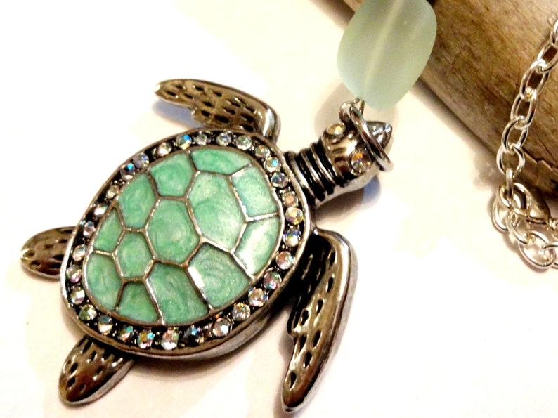 Green Sea Turtle Rear View Mirror Car Charm Turtle Car Etsy
