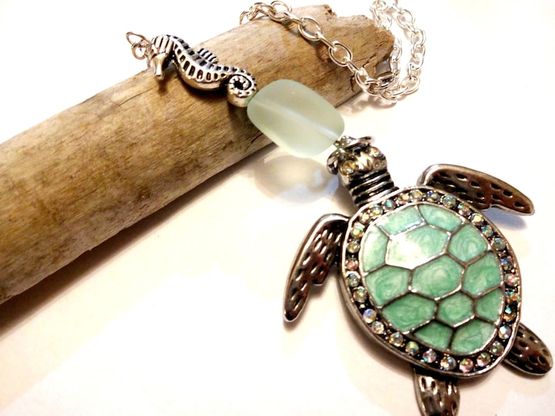 Green Sea Turtle Rear View Mirror Car Charm Turtle Car Etsy