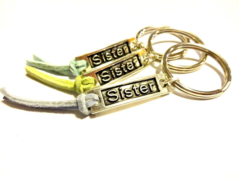 Sister Gift Sister Keychain Colorful Keychain Gift for Etsy