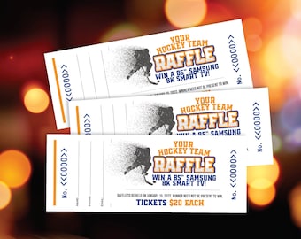 Custom Raffle Tickets, Full Design Included, Gala Ticket Printing, Numbered Tickets, Meat Raffle Tickets, Fundraiser Tickets, Custom