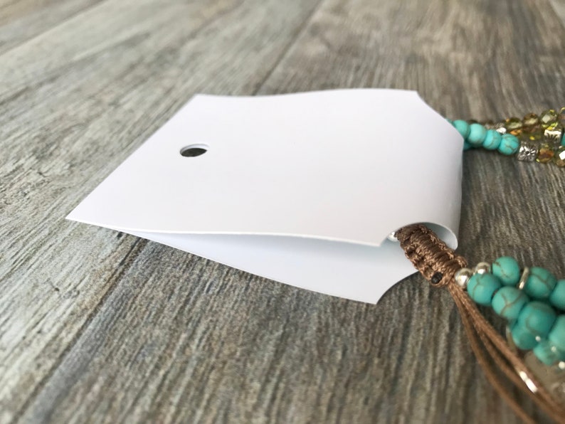 Cartões de pulseira com logotipo REAL FOIL, cartões de joias personalizados em folha metálica, suportes para colar, etiquetas de joias dobradas, embalagens de joias, cartão para exposição no mercado, qtd. 24 imagem 3