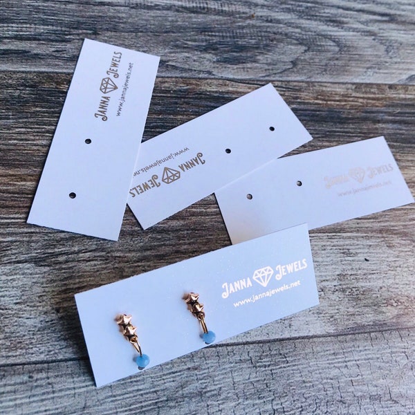 Custom Earring Cards Etsy