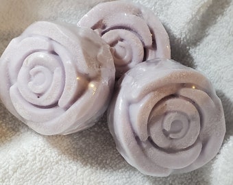 Himalayan Rose Peony Sea Salt bar soap. UpamperU