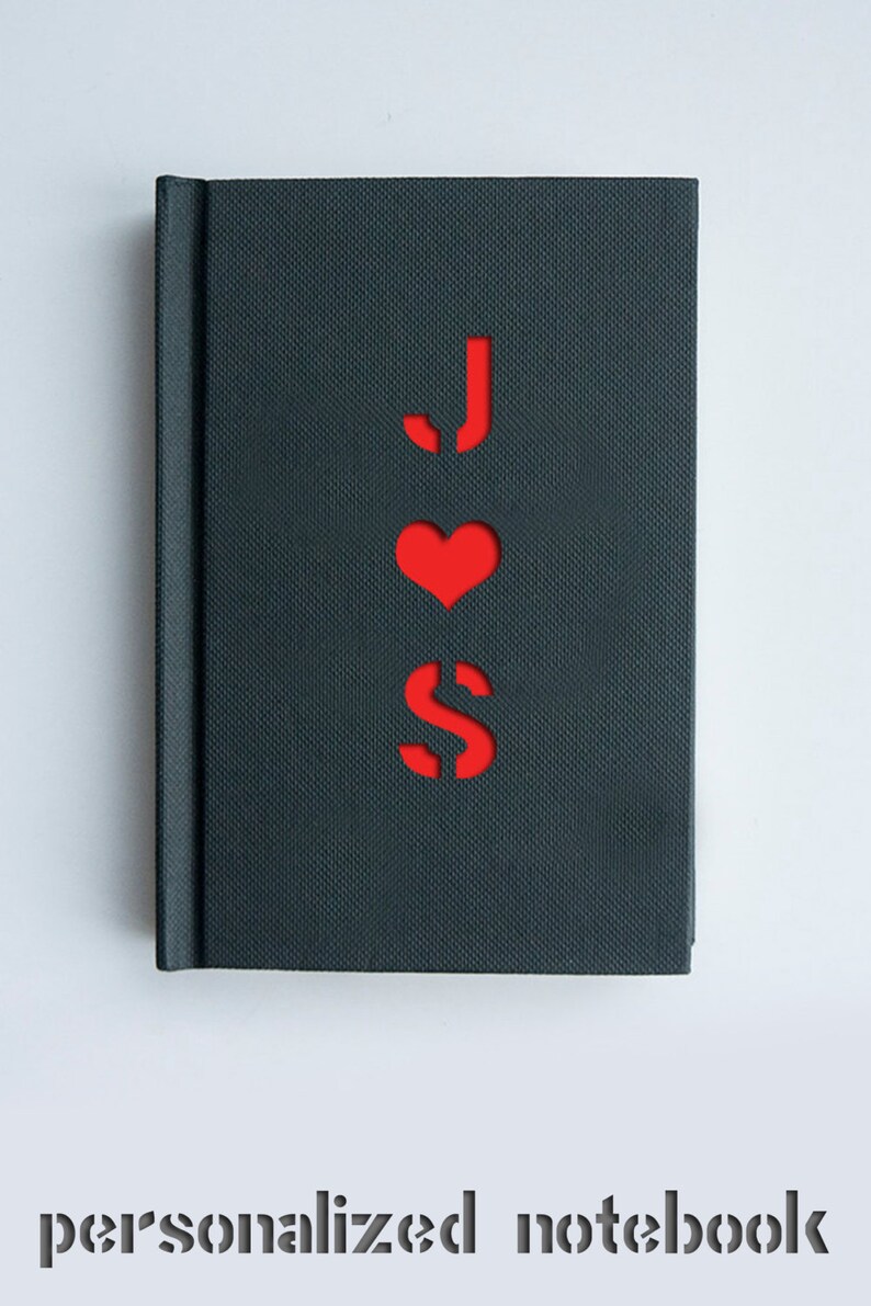 LOVERS Notebook for Couples Personalized Notebook Etsy