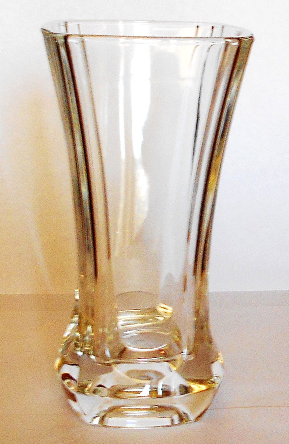 Beautiful Lead Crystal Vase Made in France 1980 New Perfect Etsy