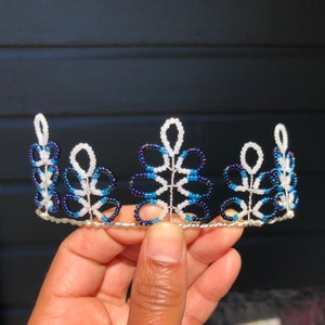 Bluebonnet Crown, Bluebonnet Tiara, Wedding Hair Accessory, Bluebonnet Wedding, Bluebonnet Flower Crown, Bluebonnet Fairy Crown, Blue Tiara
