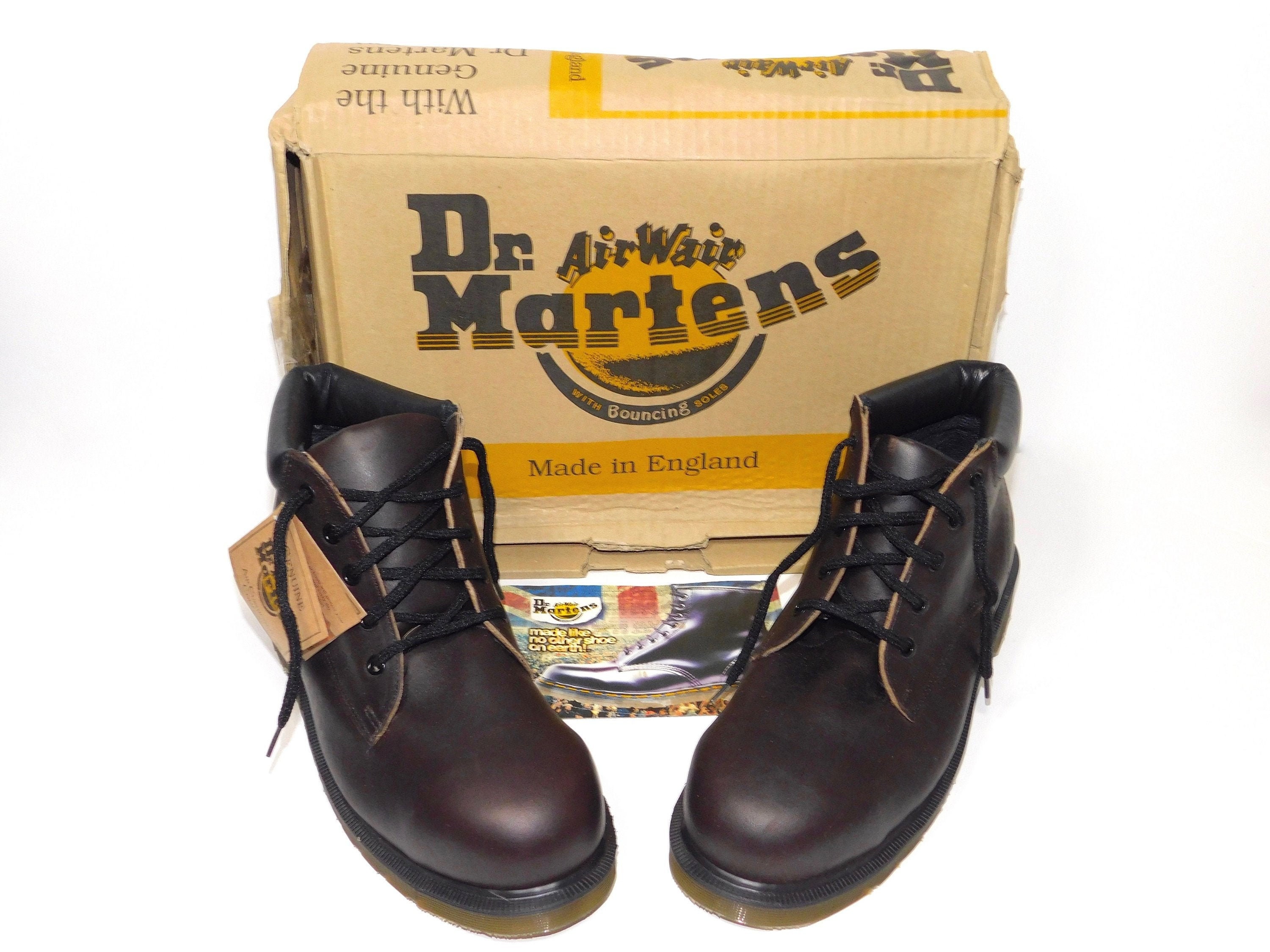 dr martens brown platform
