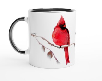 Red Cardinal 11oz Ceramic Mug