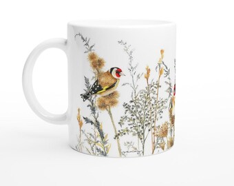 European Goldfinch in the Wild Mug 11oz