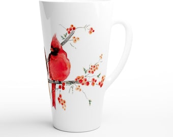Mr & Mrs Cardinal 17oz Ceramic Latte Mug