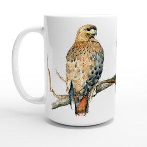 Red-tailed Hawk 15oz Ceramic Mug