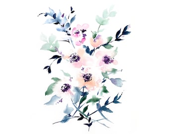 Gabbie - Original watercolour painting by Senay