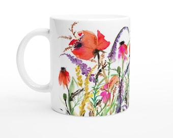 Meadow Flowers 11oz Ceramic Mug