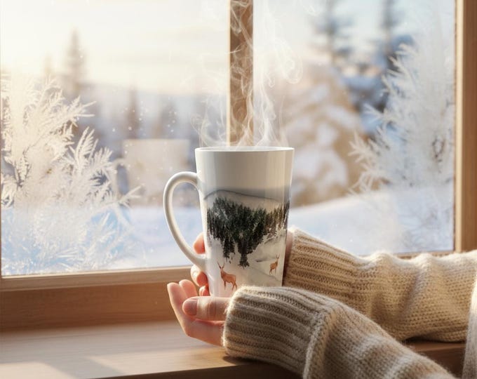 Featured listing image: My Mountain 17oz Ceramic Latte Mug