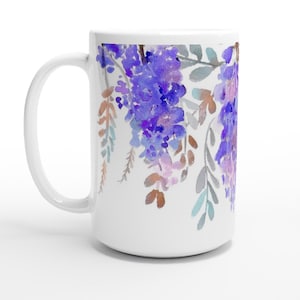 Purple Wisteria 15oz Ceramic Mug