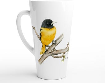 Oriole Bird 17oz Ceramic Latte Mug