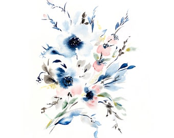 Bettie - Original watercolour painting by Senay