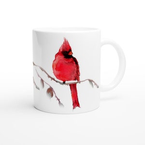 Red Cardinal 11oz Ceramic Mug