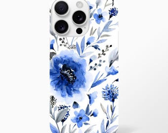 Blue Garden Slim Phone Case