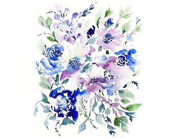 Breeze - Original watercolour painting by Senay