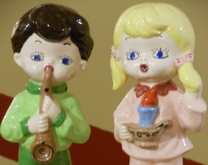 Larger, Heavier Boy & Girl Figurines