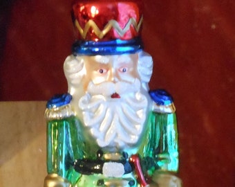 Merck Familie Vintage mundgeblasene Glas Old World Christmas World Ornament: Soldat