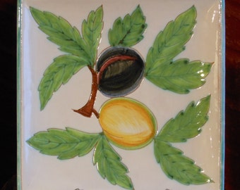 Italian Hand Painted Decorative Plate