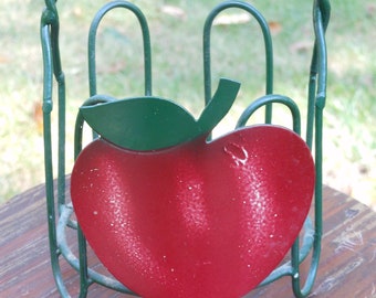 Vintage Wire Basket for Apples