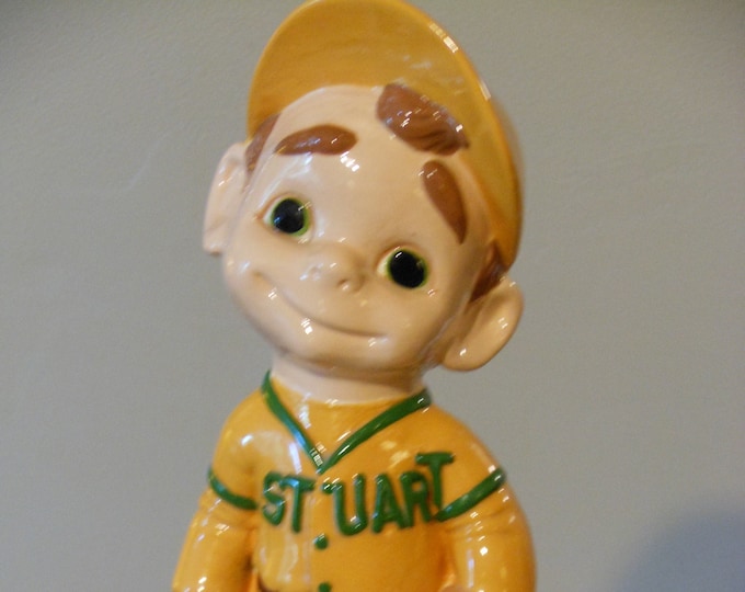 Vintage Ceramic Little Leaguer