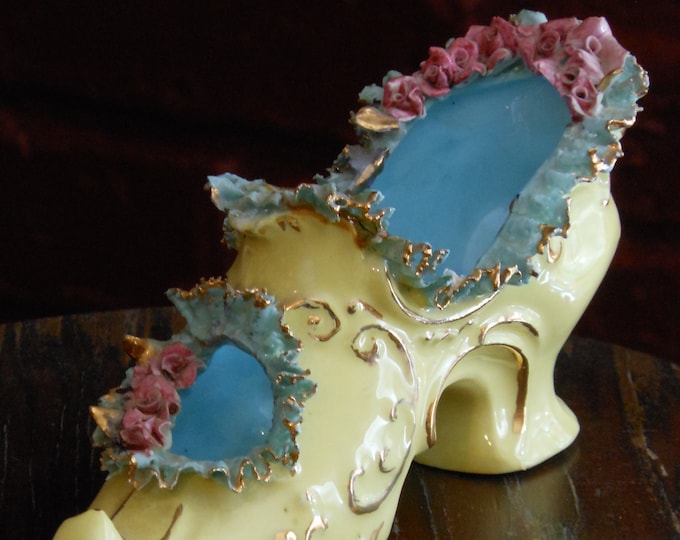 Vintage Ceramic by Jo Victorian Shoe